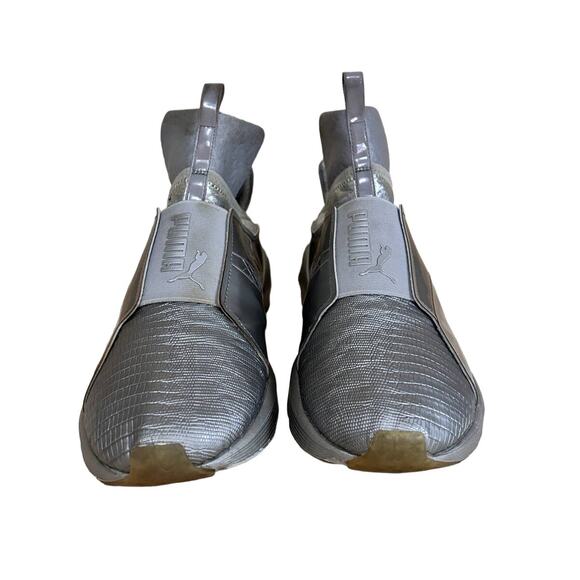 Puma - Kylie Jenner - Leather Sneakers Hi - Silver - Women's - 9 - 189865 01 - Picture 2 of 9